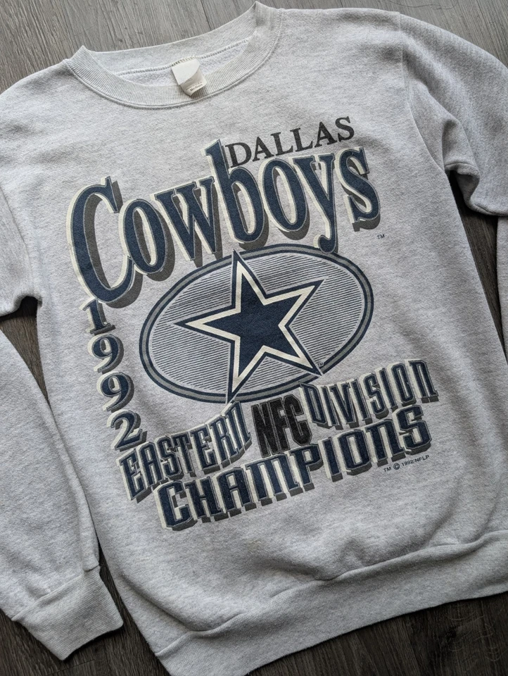 Vintage 90s Dallas Cowboys NFL Crewneck Size Medium Foto 2 de 4