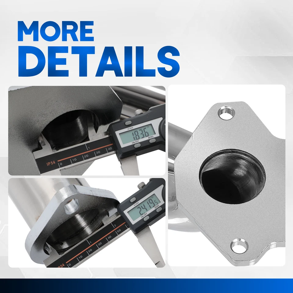 COLECTOR DE CABEZAL DE ESCAPE DE ACERO INOXIDABLE PARA 84-91 MAZDA RX-7 13B 1,3 L NO TURBO Foto 2 de 4