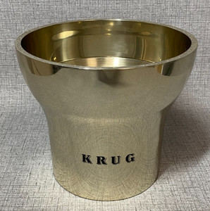 VTG 1990's KRUG Champagne Single Bottle Size Ice Bucket ORIGINAL PEWTER EUC RARE