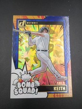 COLT KEITH 2024 DONRUSS BOMB SQUAD BLUE ICE XPOLSION  PARALLEL #/35 TIGERS 