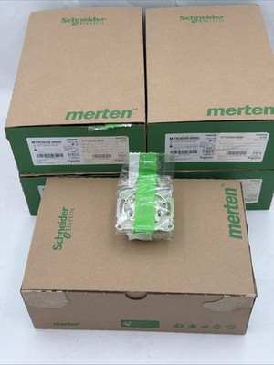 10x SCHNEIDER MTN3055-0000 DOUBLE PUSH-BUTTON INSERT MAKE CONTACT 1 POLE