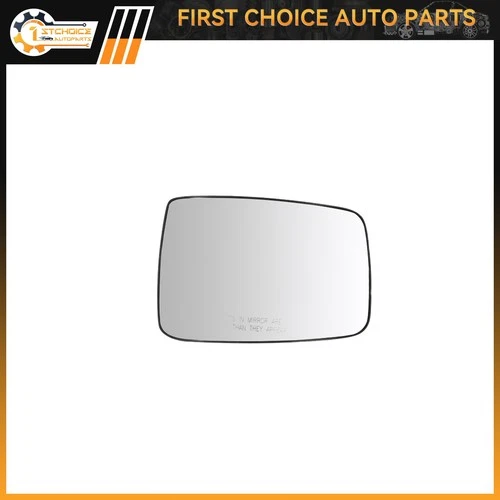 Door Mirror Glass W/Plate Passenger Side Chrome For 09-on Dodge Ram 68050297AA