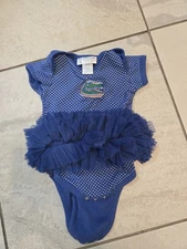 Florida Gators 12 Month Baby Girl Bodysuit Tutu 1 Piece