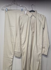 Pakistani Indian Bangli Men/boy Salwar Kameez Kurta Salwar Suit 2Pc 