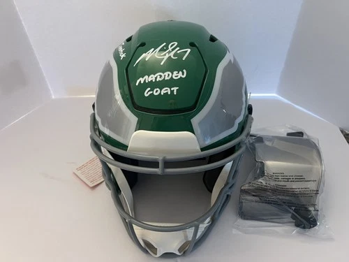 Michael Vick Signed Philadelphia Eagles FS Kelly Green SpeedFlex Helmet BAS