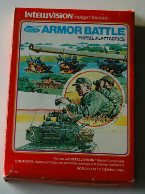 Intellivision - ARTMOR BATTLE - Mattel Electronics 1979 - No. 1121