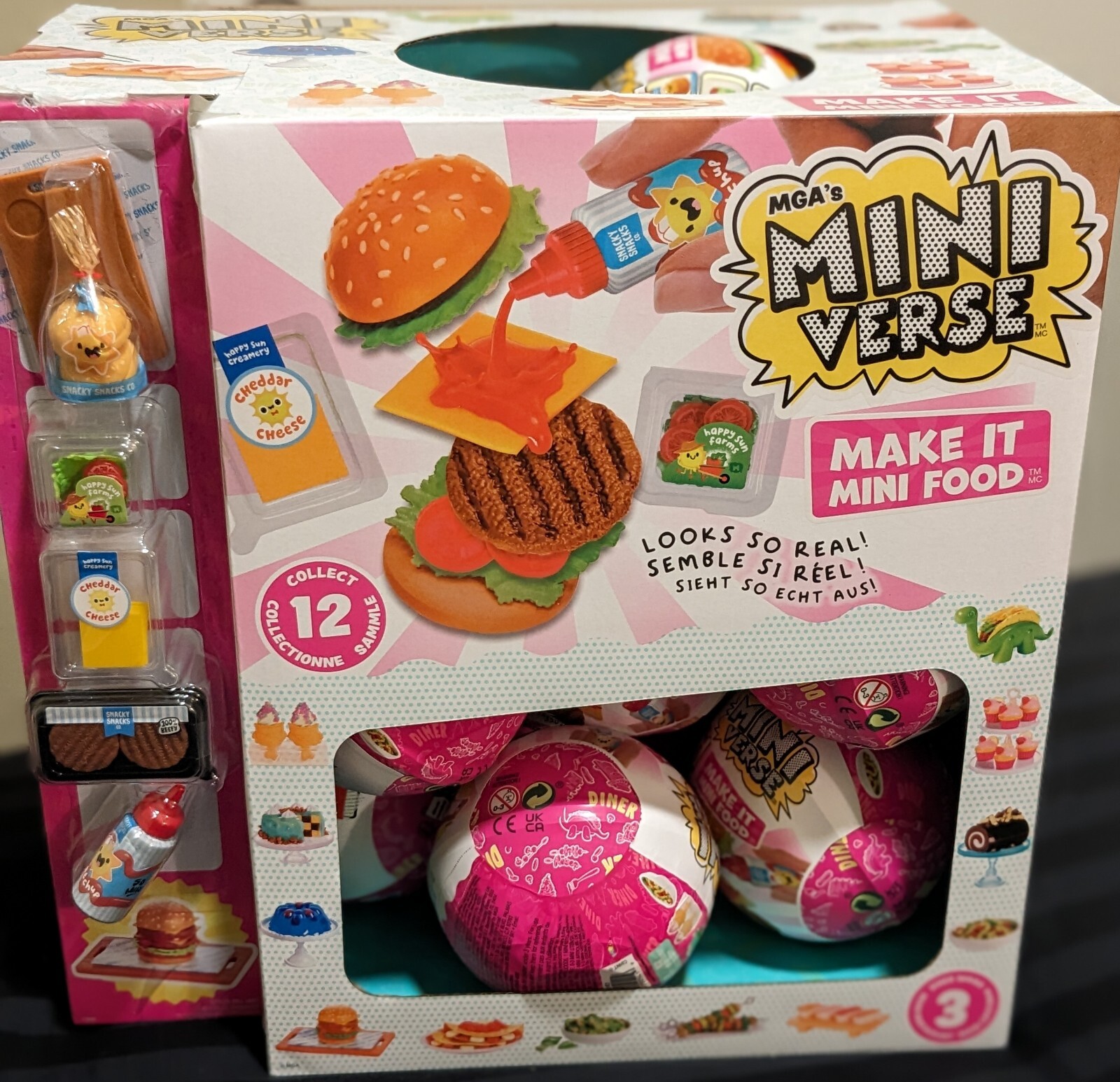 MGA's MINIVERSE DINER SERIES 3! Complete Set of 15!! Display Box