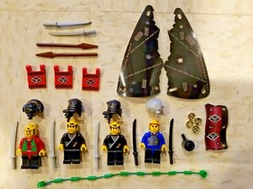 LEGO Adventurers Ninja Set 6088 Robber's Retreat Complete Minifigs Manual 