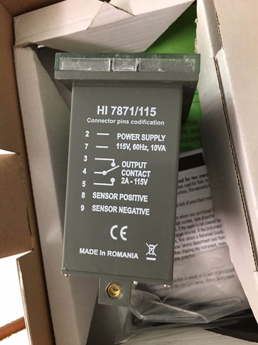 HANNA INSTRUMENTS HI 7871/115 LEVEL CONTROLLER, NEW IN BOX, WARRANTY - Picture 3 of 3