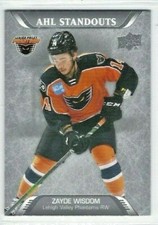 2020-21 Upper Deck AHL #232 AHL Standouts Zayde Wisdom