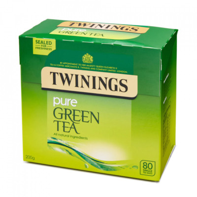 Twinings Pure Green Tea Grüner Tee 80 Beutel