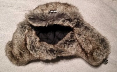 Palace Trooper Faux Fur Hat Fox Tip S/M with tag's and receipt