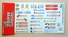 HOME TOWN SPONSORS #3 1:24 1:25 GOFER RACING DECALS CAR MODEL ACCESSORY 11055