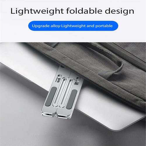 Laptop Stand Portable Ergonomic Desktop Tripod Adjustable Tray Holders Foldable - Picture 9 of 15