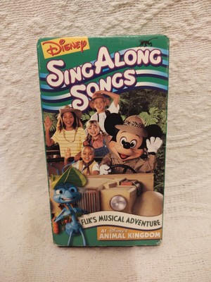 Disney’s Sing Along Songs Flik’s Musical Adventure Animal Kingdom VHS