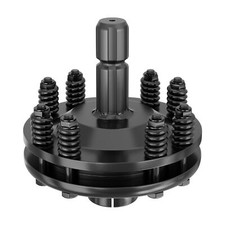 Frizione cardano scanalato 6D Filetto esterno/interno 1 3/8" Max 1200Nm Nero