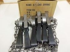 6 Bridger 1 Long Spring Foothold Traps Raccoon Muskrat Mink Trapping 3 3/4"
