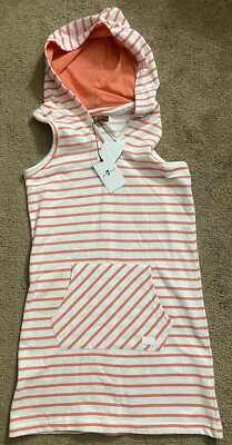 Youth Girls 7 For All Mankind  Casual Sleeveless Spring Summer Hooded Dress L