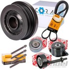 RIEMENSCHEIBE KURBELWELLE+RIEMEN+SPANNARM+ROLLE passend für BMW E46 E60