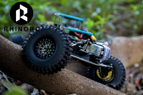 Llanta OffSet RhinoRC 1.9" MOZA ZERO 4 piezas para coche sobre orugas RC 1/10 SCX10 RR10 - Imagen 15 de 17