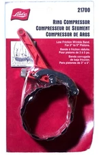 Lisle 21700 - Wrinkle Band Piston Ring Compressor Tool - 3" to 5 inch Range