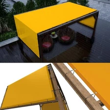 ColourTree Yellow Waterproof Pergola Canopy Sun Shade Cover