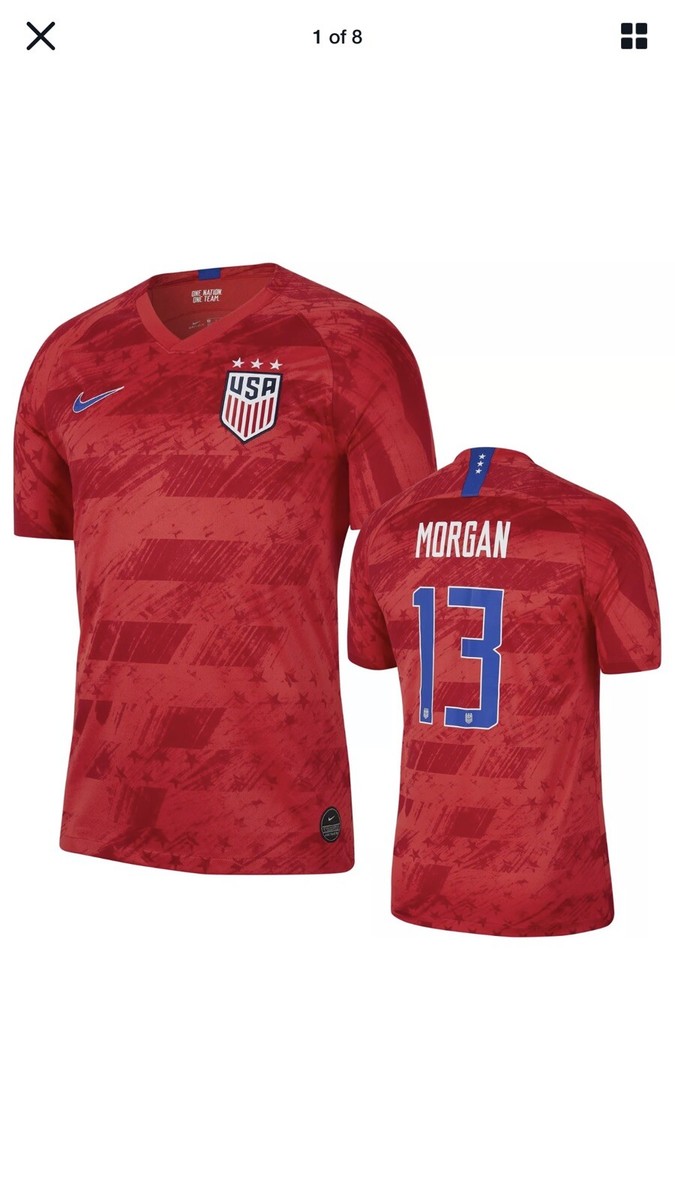 希少✨USA女子代表 ユニフォーム 2019年W杯優勝記念モデル ナイキ M NWT Nike USA 2019 Alex Morgan #13 Womens Stadium Away Soccer