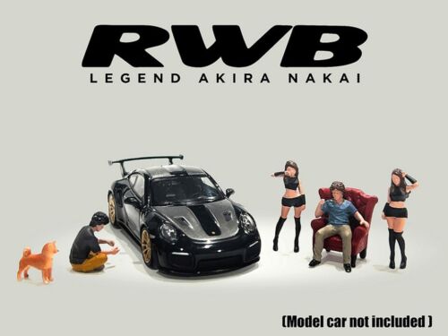 "RWB LEGEND" 6 PC DIECAST FIGURE SET FOR 1/64 SCALE BY AMERICAN DIORAMA 2407