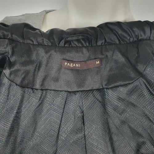 Pagani Size M, 12 Blazer Jacket Bolero Black 3/4 Sleeve Collared Button Women - Picture 10 of 12