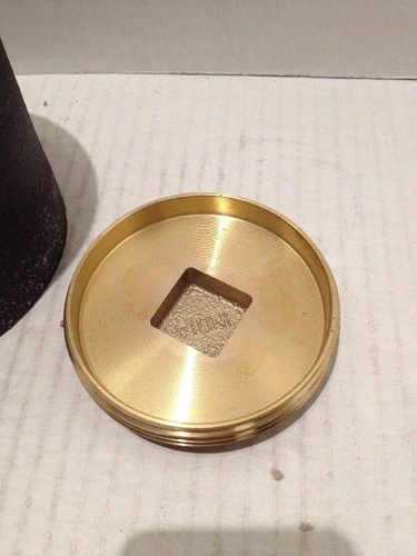 Jones Stephens 4" Plain End Cleanout Long Pattern with 3" Raised Head (low sq.)  - Picture 4 of 4