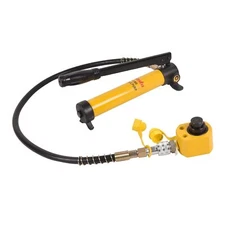 CP-180 Hydraulic Hand Pump + 10T Multi-Section Stoke Hydraulic Cylinder Jack Kit