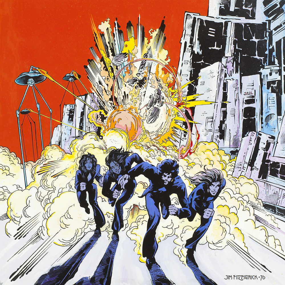 Jailbreak: Attack of the Tripods By Jim Fitzpatrick. Thin Lizzy