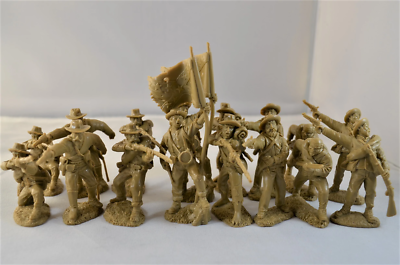 Toy Soldiers of San Diego TSSD Confederate Infantry Butternut Set
