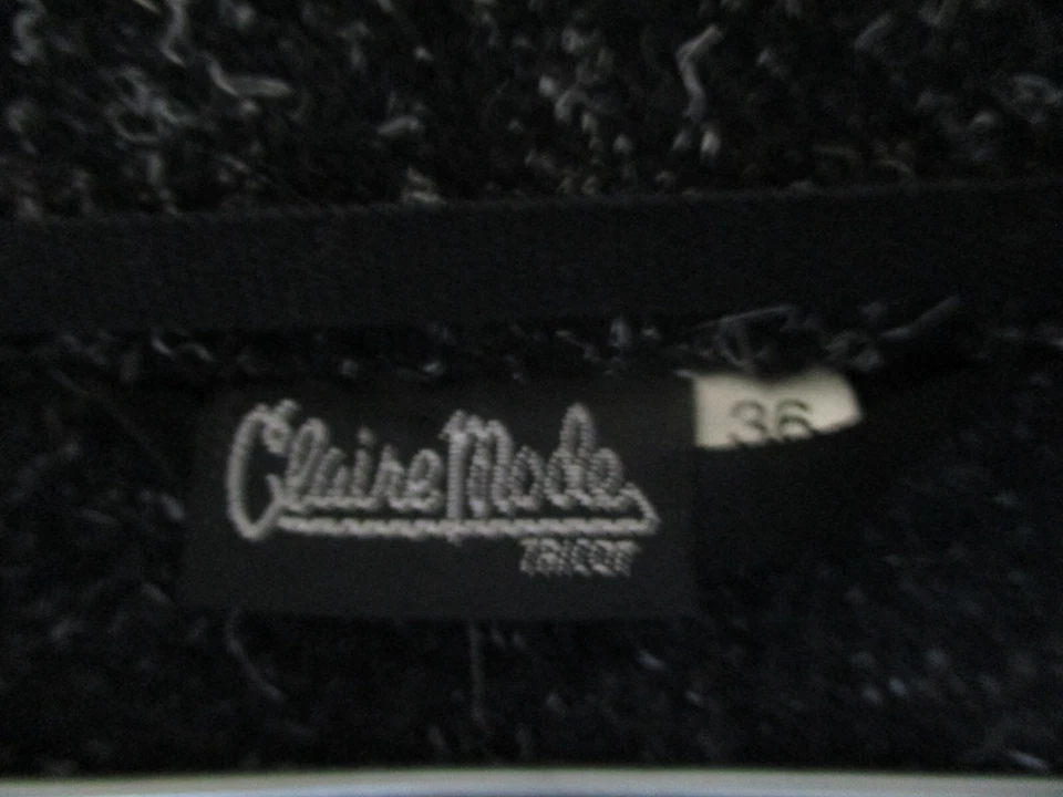 Vintage Claire Mode Tricor - Damenjacke 50% Schurwolle Gr. 36 - Bild 3 von 3