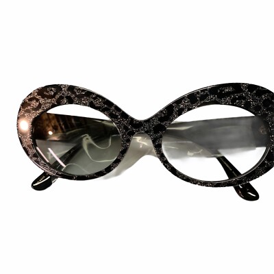 NWT Dolce & Gabbana Oval Cat Eye Leopard Glitter Sunglasses Dolce & Gabbana Oval Cat Eye Sunglasses Leopard main image 4