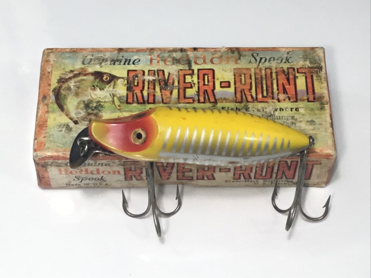 1950's Genuine Heddon Spook River Runt 9400 XRY Floating with