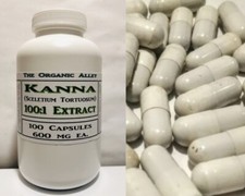 100 capsules Kanna 100:1 Extract High Quality FREE FAST Shipping 600mg