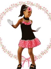 Lot of 4 Charleston Child X-Large Dance Costume Tap Dress w/ Headpiece  Gloves