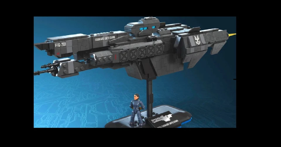 MEGA HALO UNSC вперед до рассвета совершенно новый в заводской упаковке комплект Бесплатная доставка - Изображение 2 из 4