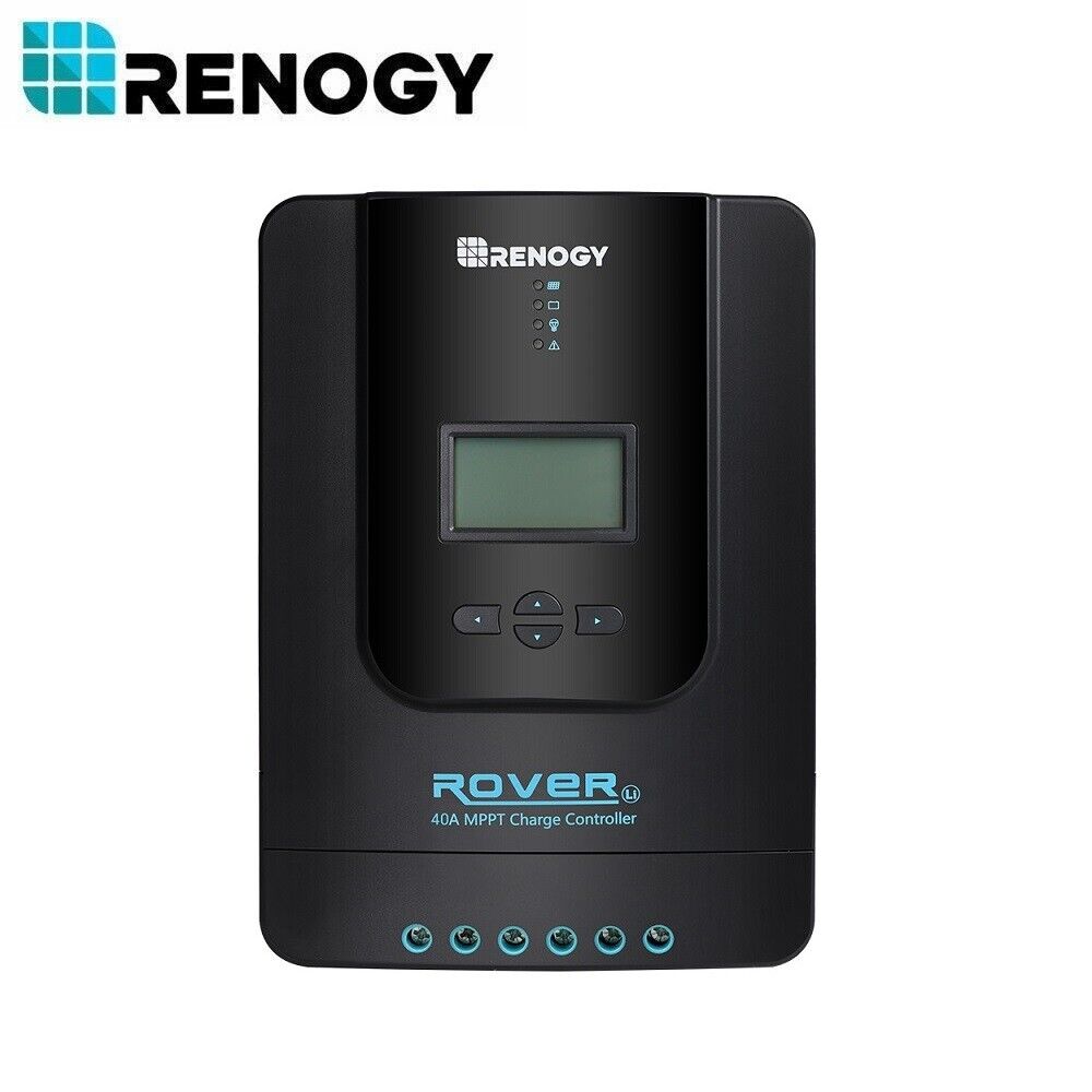 Renogy Rover Li 40Amp MPPT Solar Charge Controller W/BT-1 Bluetooth Module RS232