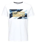 Pepe Jeans White Logo Regular T-Shirt For Men Rederick PM508685 Size L