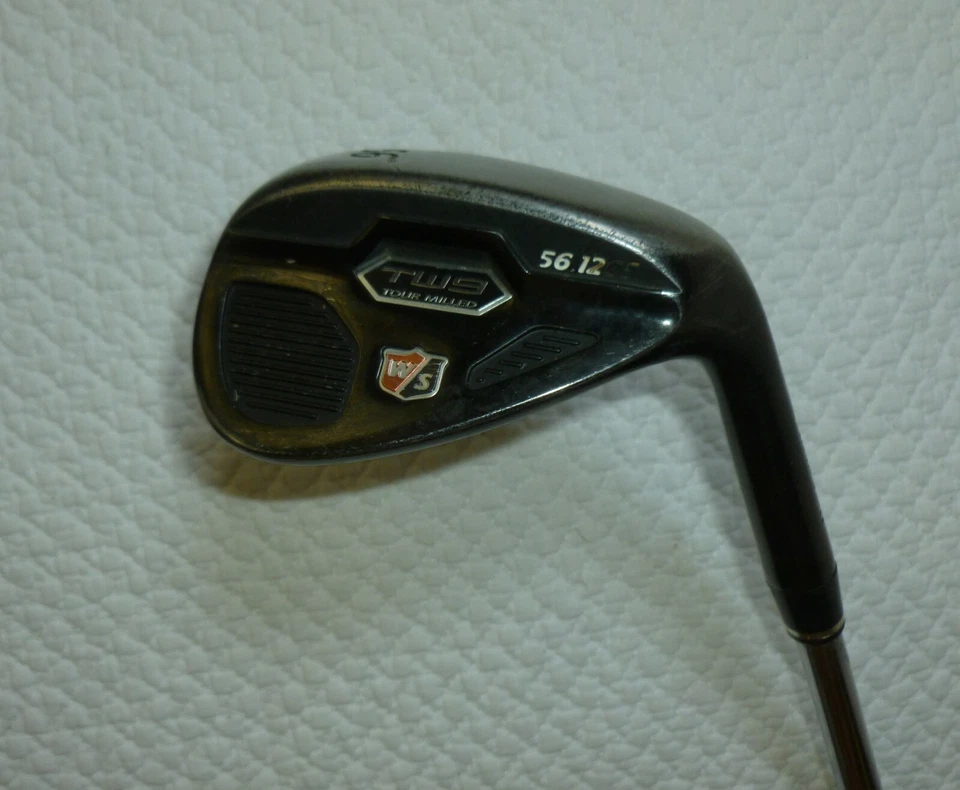Cuña de acero Wilson Staff TW9 Tour fresada negra 56/12 derecha S300 #9251B Foto 2 de 4