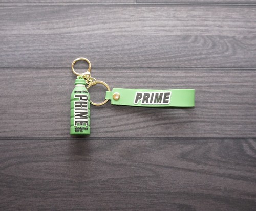 Prime Bottle Lemon Lime Green Hydration Drink Key Chain Ring | Collectible Gift - Picture 4 of 4