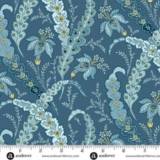 Beach House By Laundry Basket Quilts For Andover - Blue Ribbon Glass  1164-B