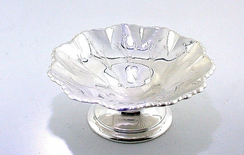 UNA BODEGA DE SAL DE PLATA ESTERLINA WEBSTER CO. VINTAGE DE 2 7/10 x 1 1/10 pulgadas as146 Foto 3 de 4