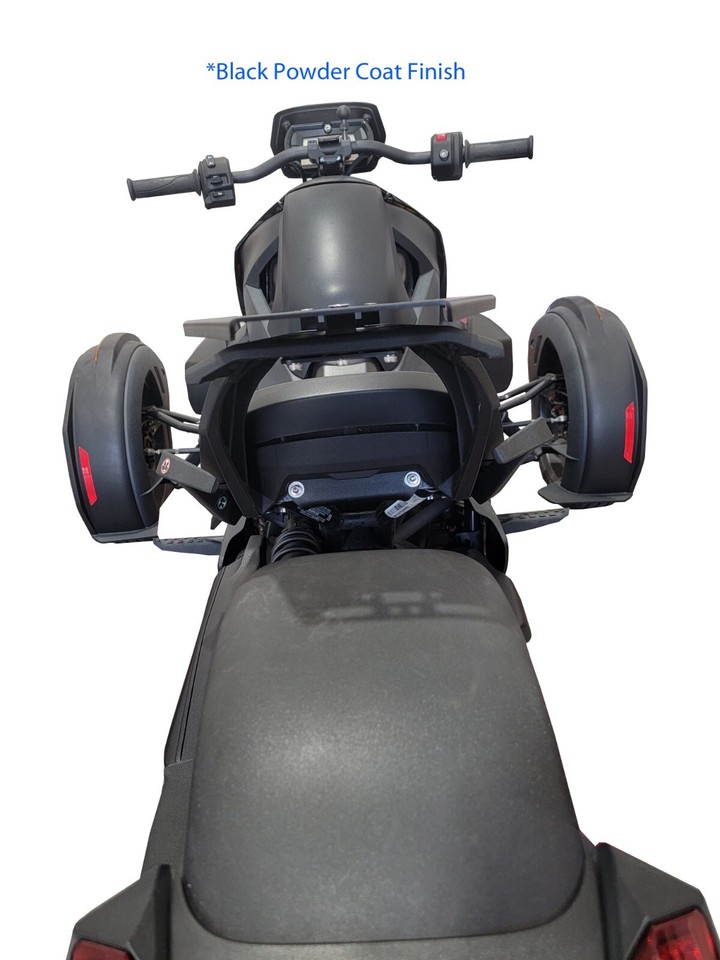 Can Am Ryker Luggage Rack Black with Givi Monokey Mounts for use on Max ...