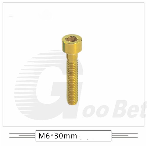 M6 Titanium Bolts Socket Cap Allen Head 30 35 40 45 50 55 60 65 70mm PVD-Coated - Picture 15 of 35