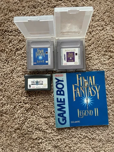 Final Fantasy1& II Dawn of  SOUL& Legend II&III   GB Authentic & Original Manual
