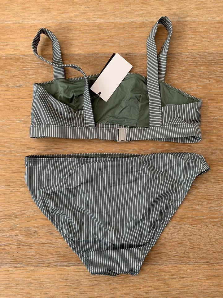 Marc O'Polo Bustier Bikini Set Green UK L BRAND NEW - Image 3 of 4