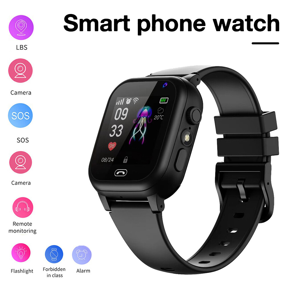 Kids GPS Smartwatch with SOS Call SIM Card Location Tracker